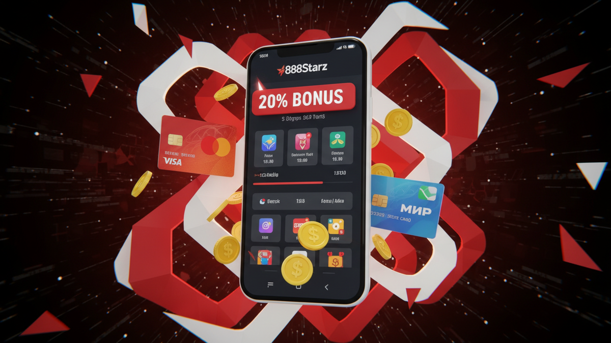 20% Бонус на Visa, MasterCard, МИР!