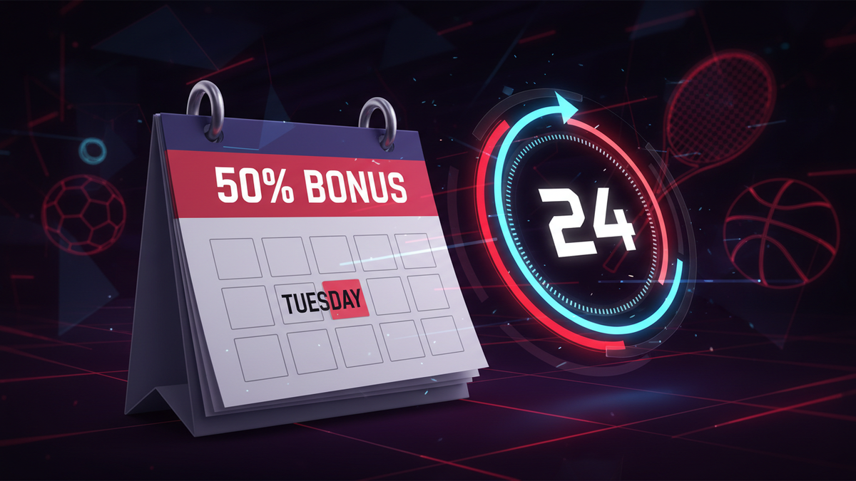 50% Бонус на спорт по вторникам в 888Starz
